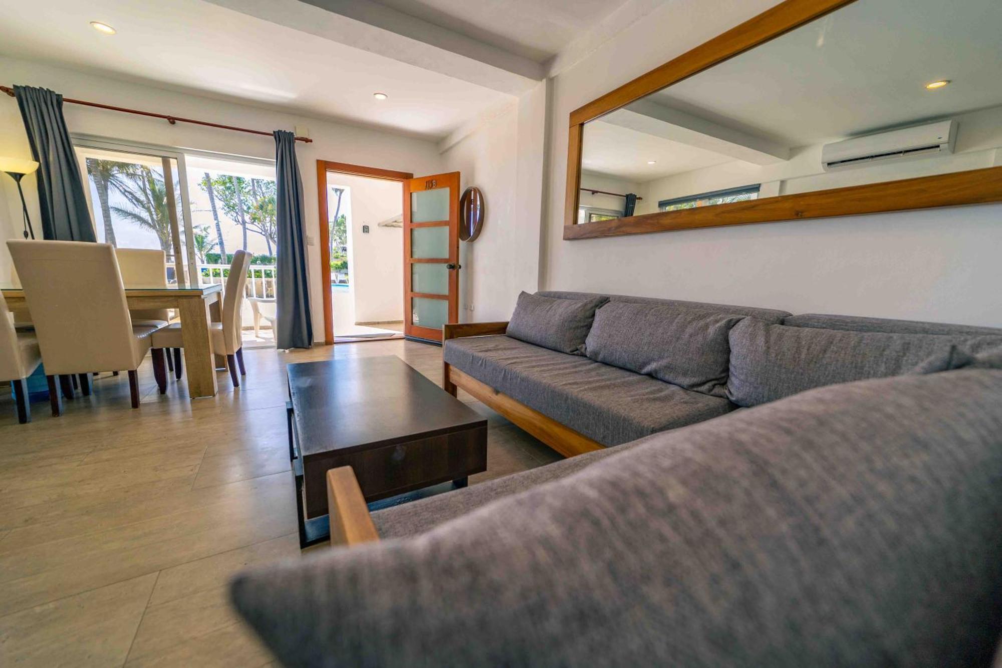 Kite Beach Oceanfront 1St Row Two Bedrooms And Patio Cabarete Eksteriør billede